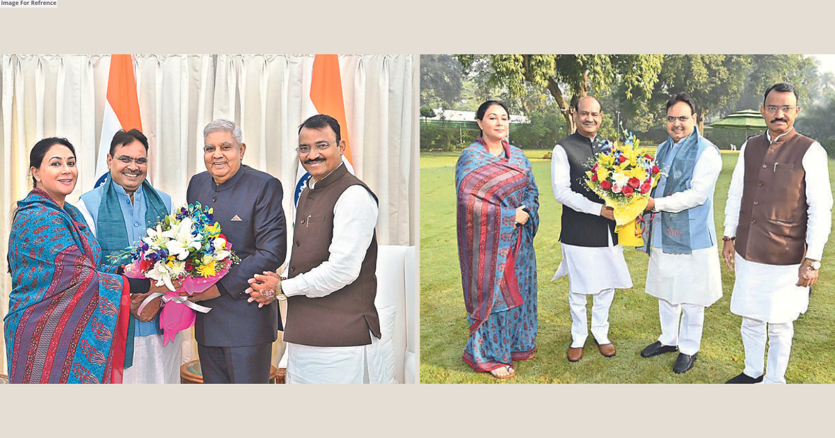Dhankhar & Birla extend their best wishes to CM Sharma & Dy CMs for their new roles
